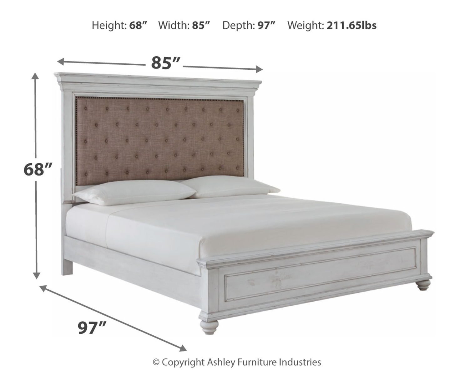 Kanwyn - Upholstered Panel Bed - Image 5