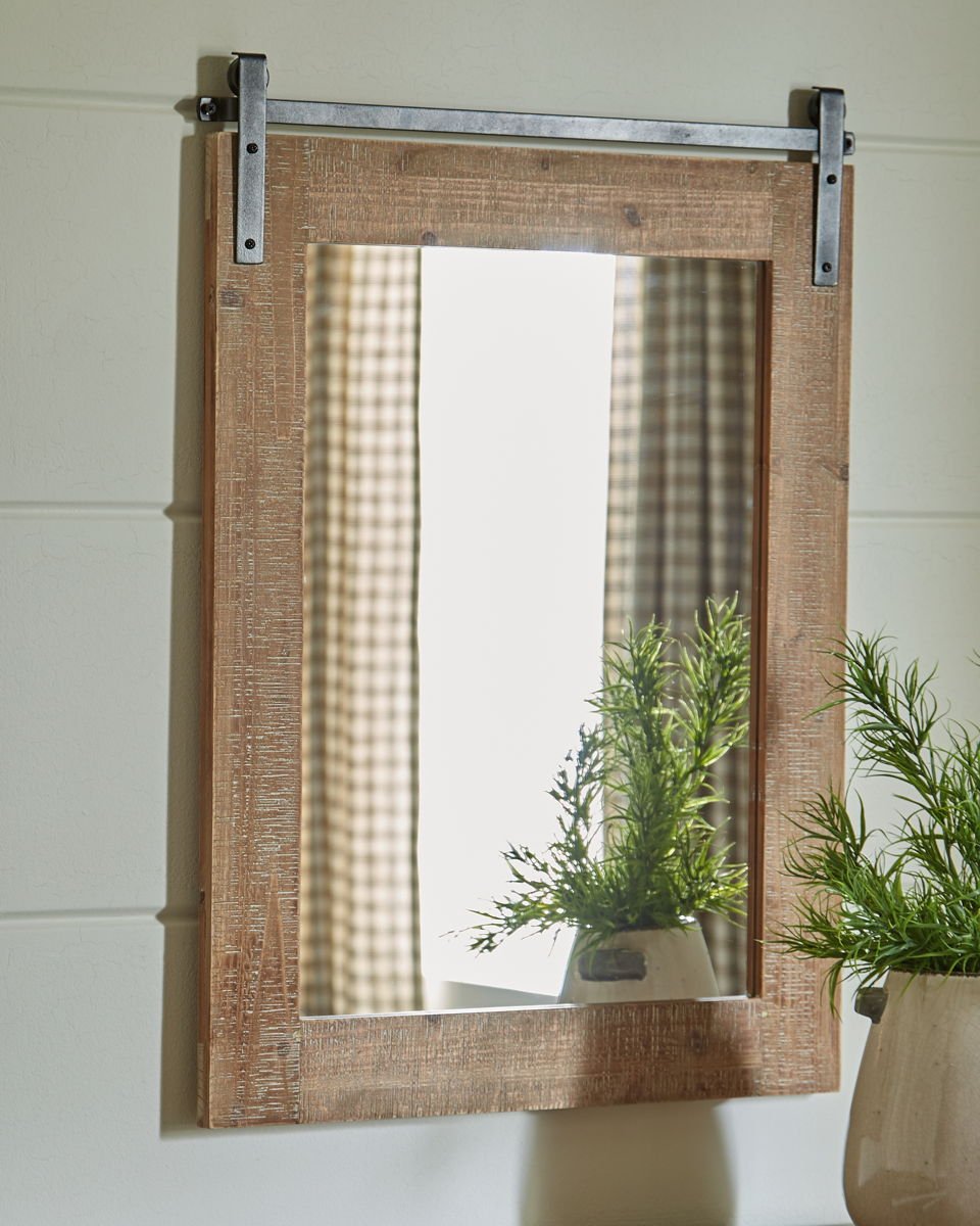 Lanie - Accent Mirror - Antique Brown - Image 2