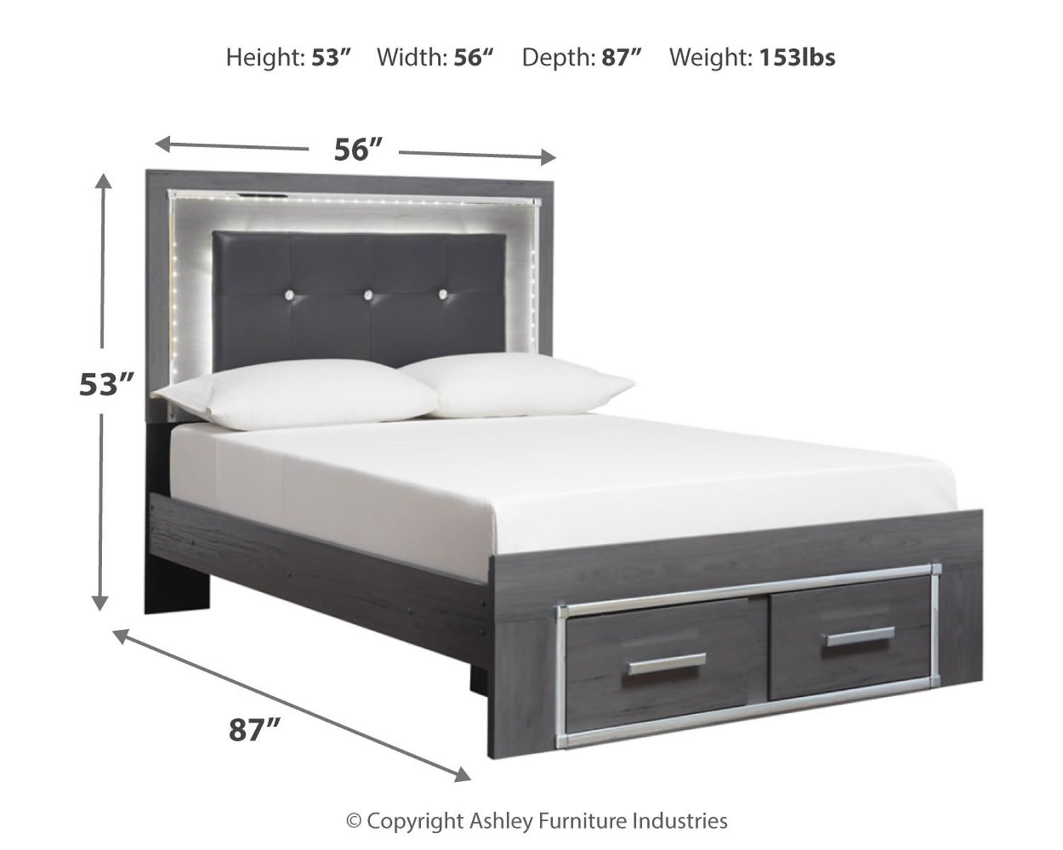 Lodanna - Panel Bed - Image 2