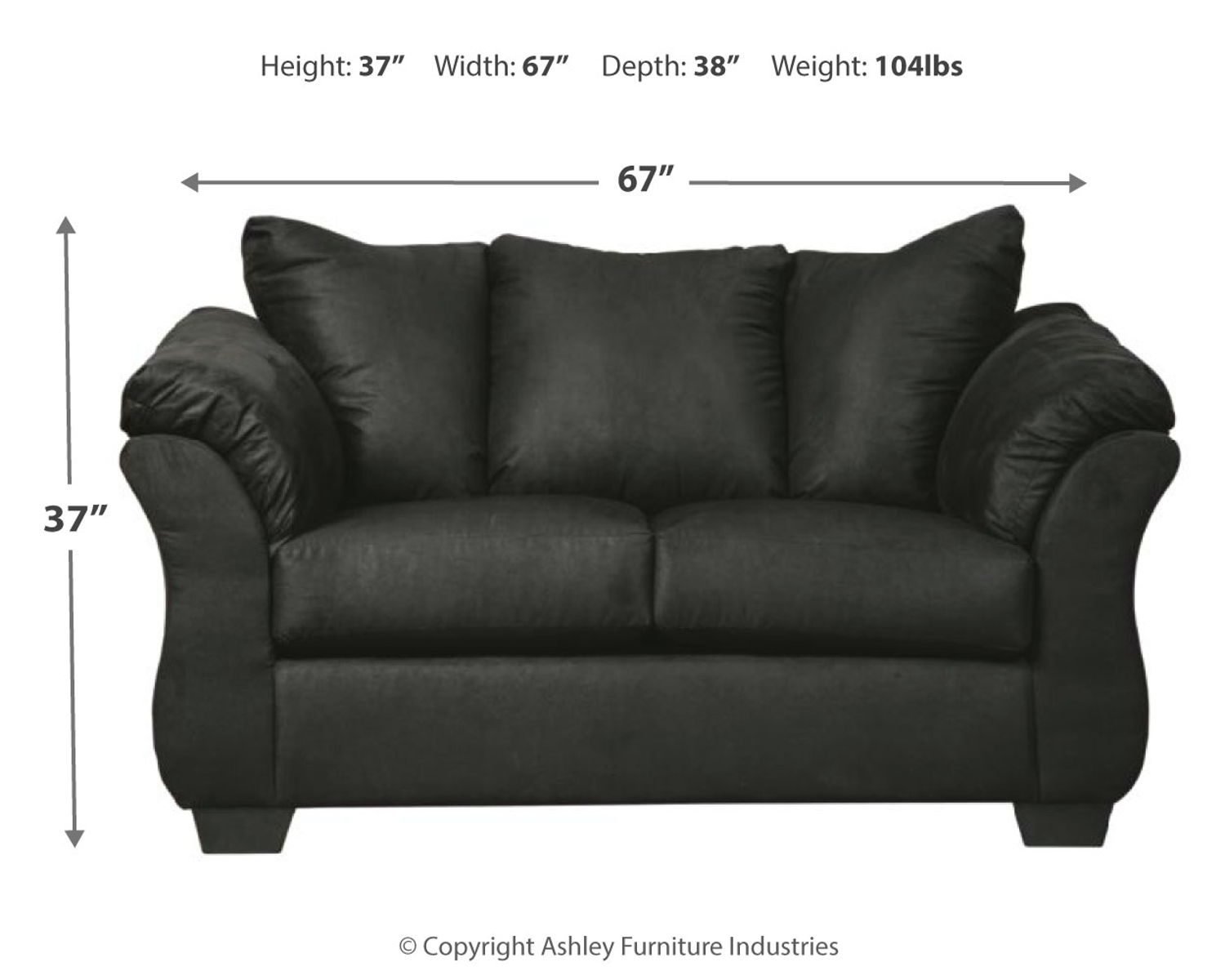 Darcy - Stationary Loveseat - Image 3
