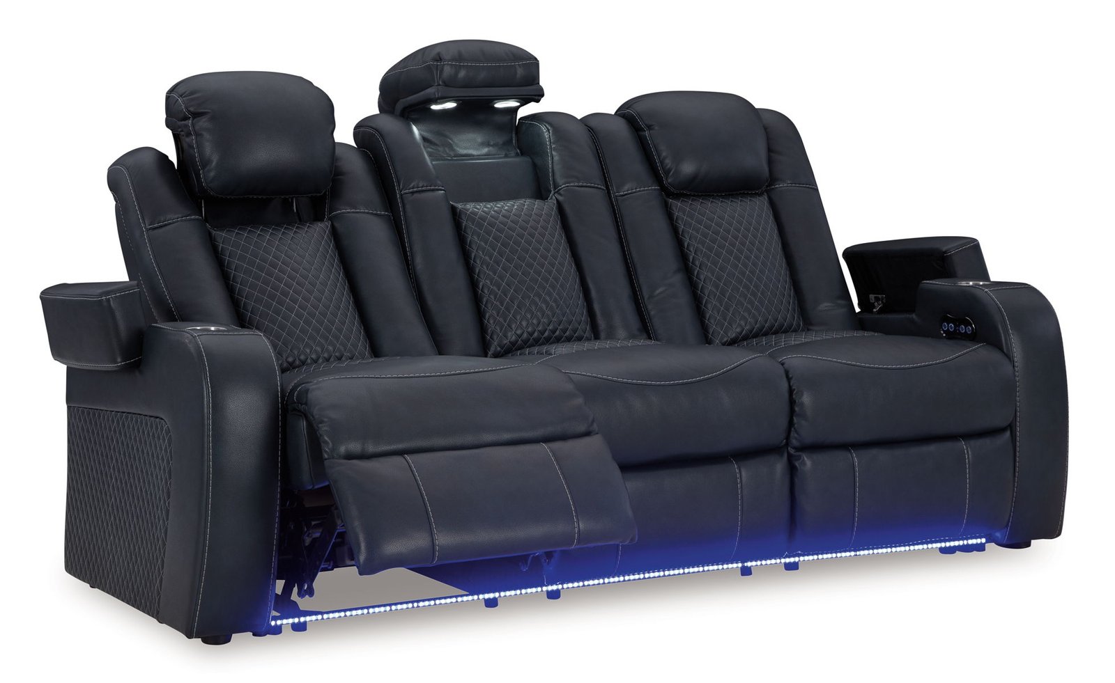 Fyne-dyme - Power Reclining Sofa With Adj Headrest - Image 5