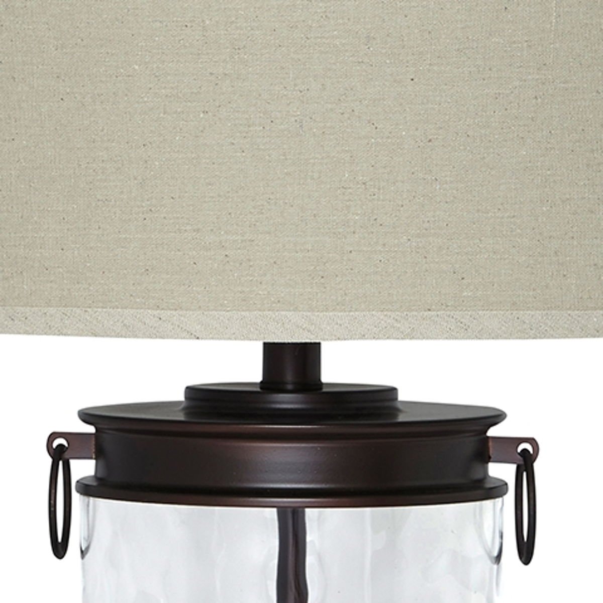 Tailynn - Glass Table Lamp - Clear / Bronze Finish - Image 3