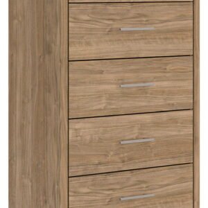 Gramburg - Five Drawer Chest - Warm Natural Brown