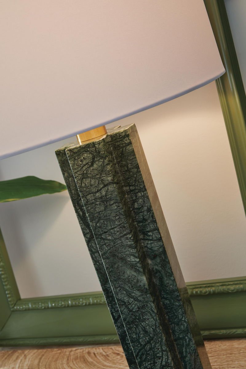 Keegan - Marble Table Lamp - Green - Image 3