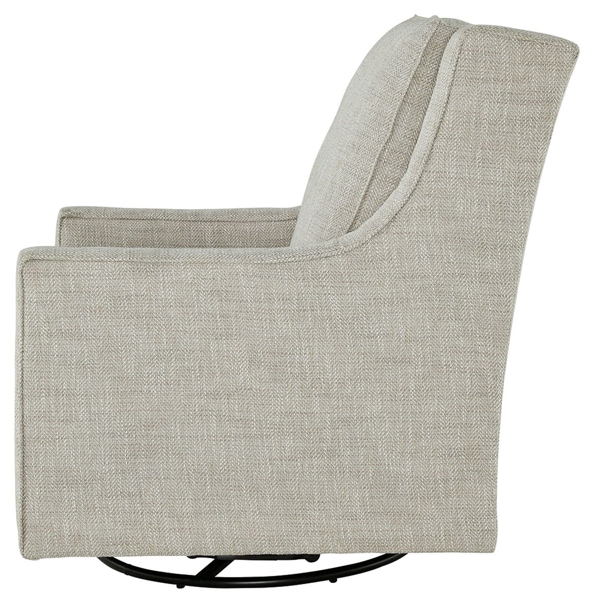 Kambria - Swivel Glider Accent Chair - Fog - Image 2