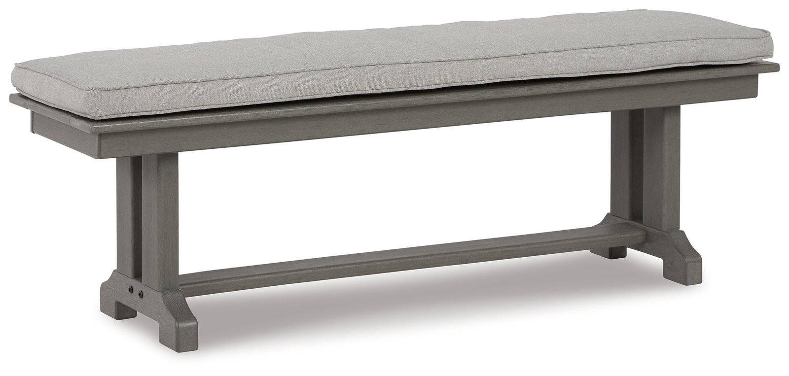 Visola - Bench with Cushion - Gray