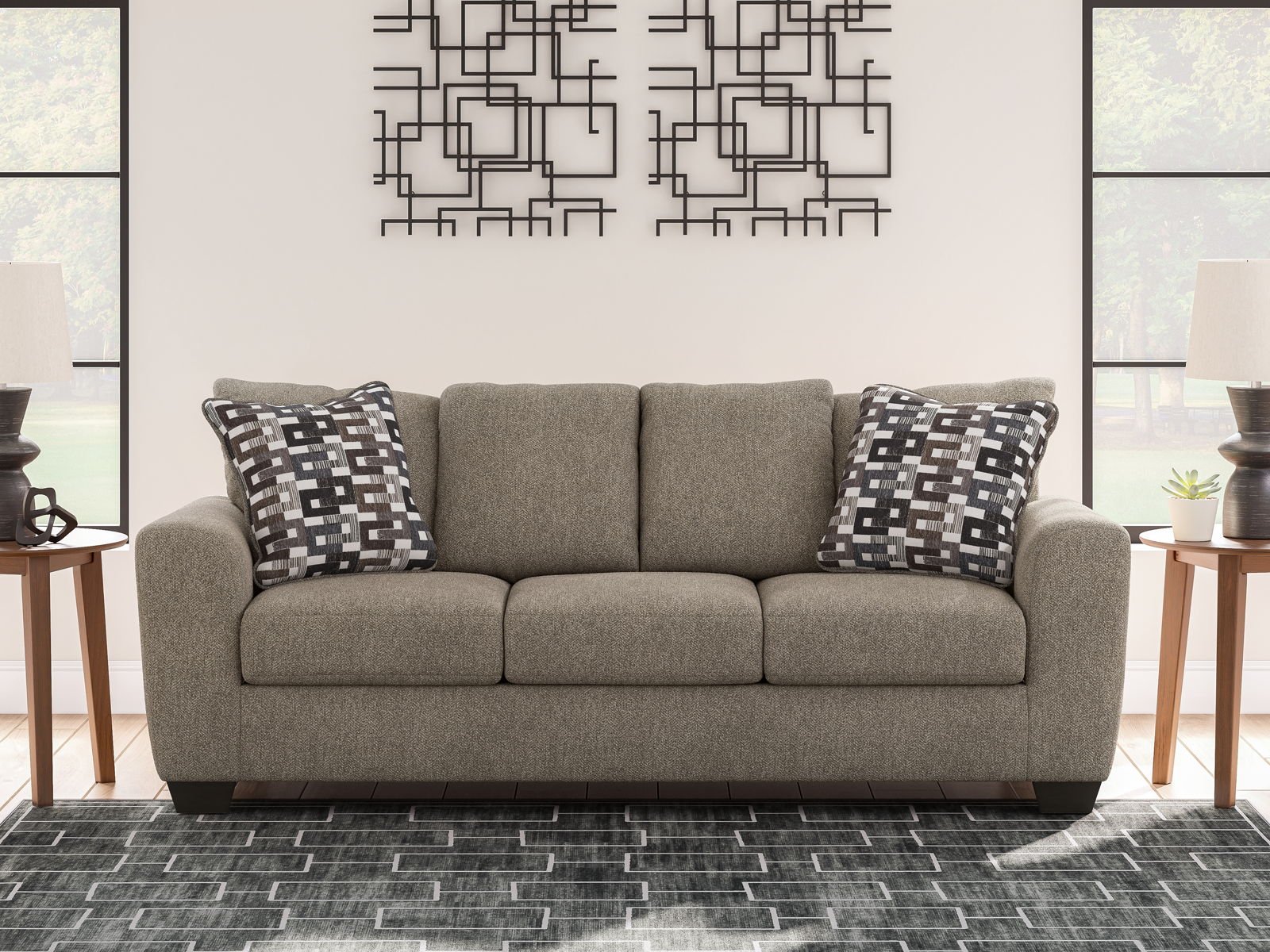 Triston-Peaks - Sofa - Suede - Image 4