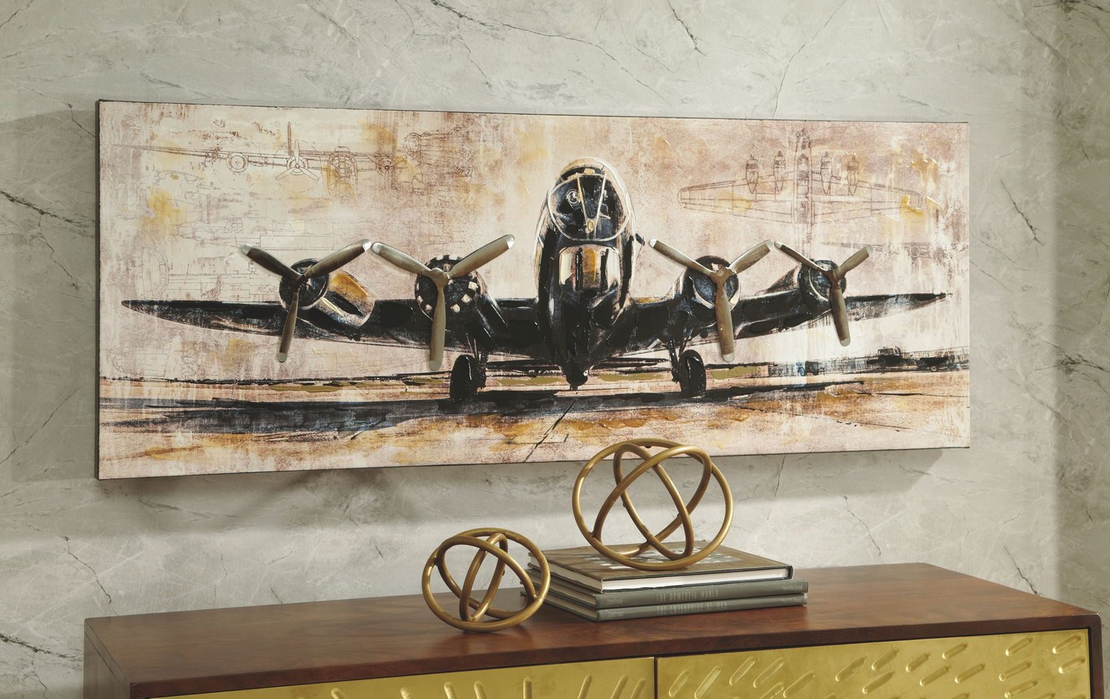 Kalene - Wall Art - Brown / Black - Image 2