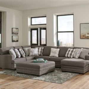 Crawford - Sectional With Cocktail Ottoman
