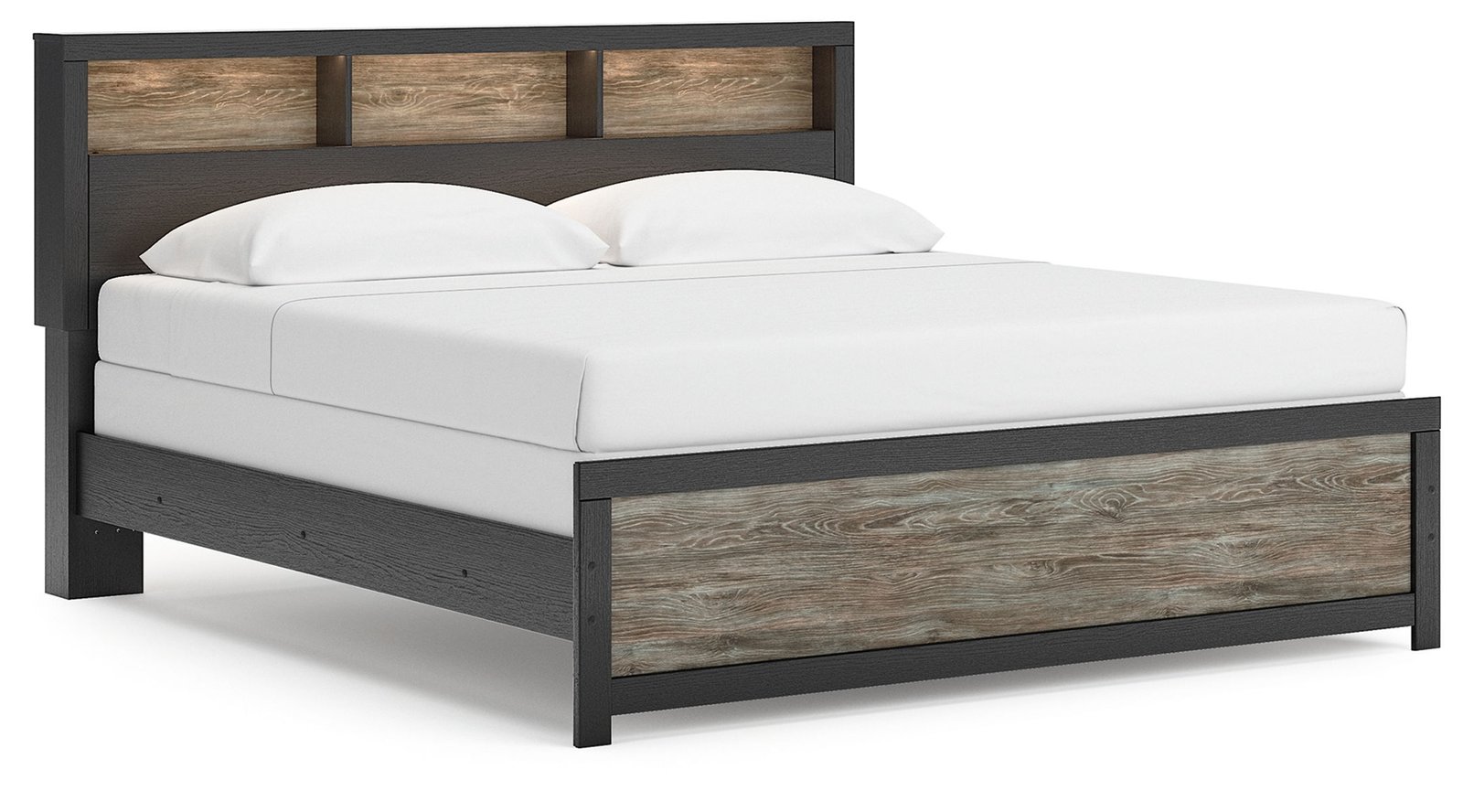 Broachmyn - Lighted Bookcase Panel Bed - Image 5