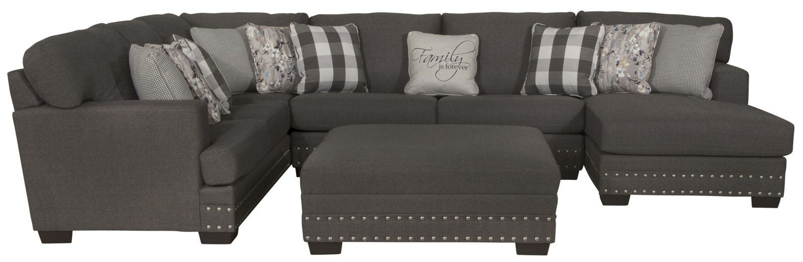 Crawford - Sectional With Cocktail Ottoman - Image 5