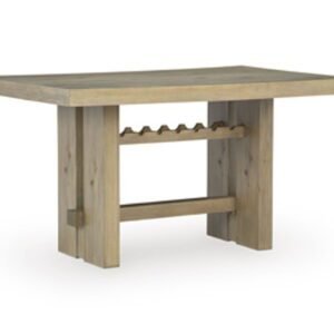 Lasinger - Rectangular Dining Room Counter Table - Light Brown