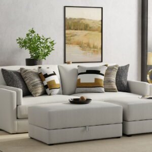 Trevor - Extra Deep Oversized Sofa With Included Storage Cocktail Ottoman