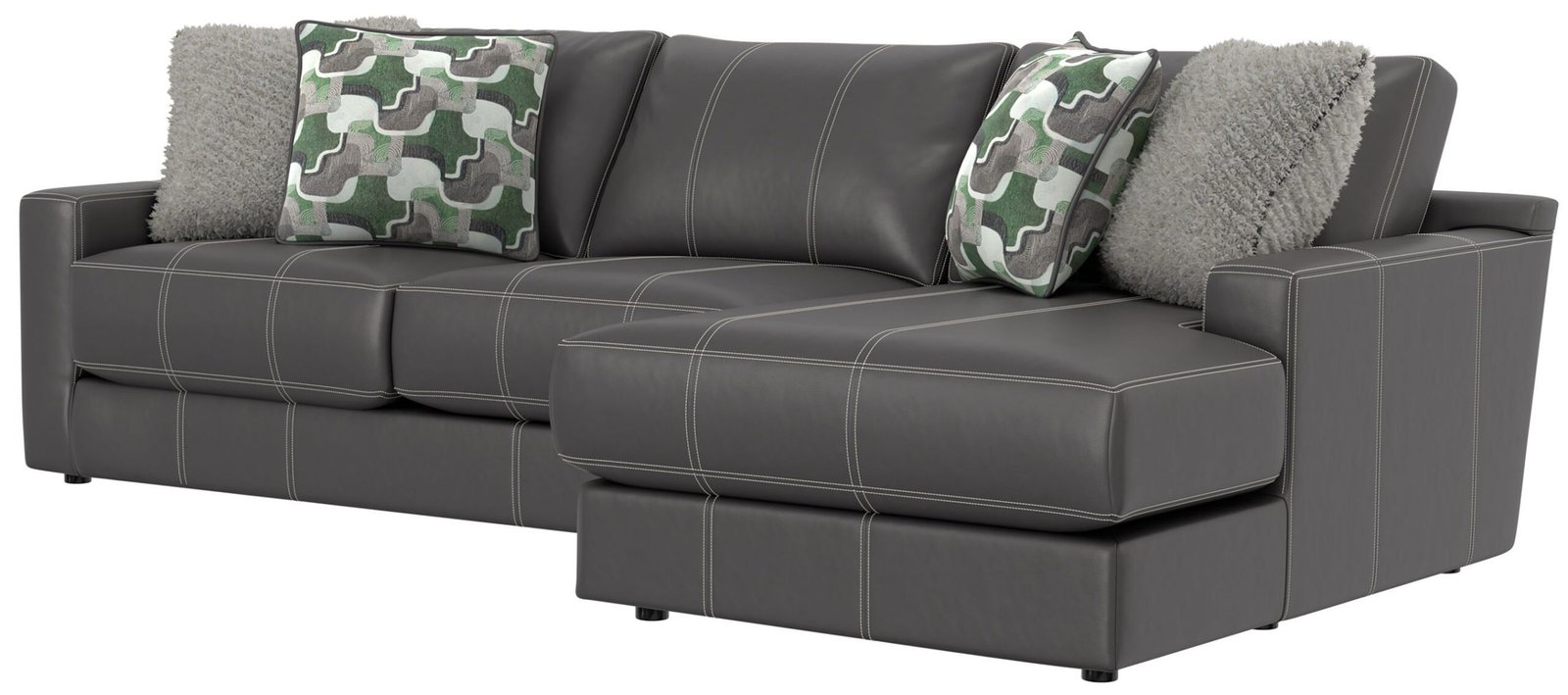 Minori - Italian Leather Sectional - Image 2