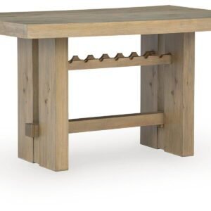 Lasinger - Rectangular Dining Room Counter Table - Light Brown