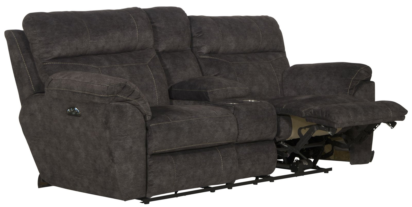 Sedona - Power Headrest Lay Flat Reclining Console Loveseat With Storage & Cupholders - Image 2