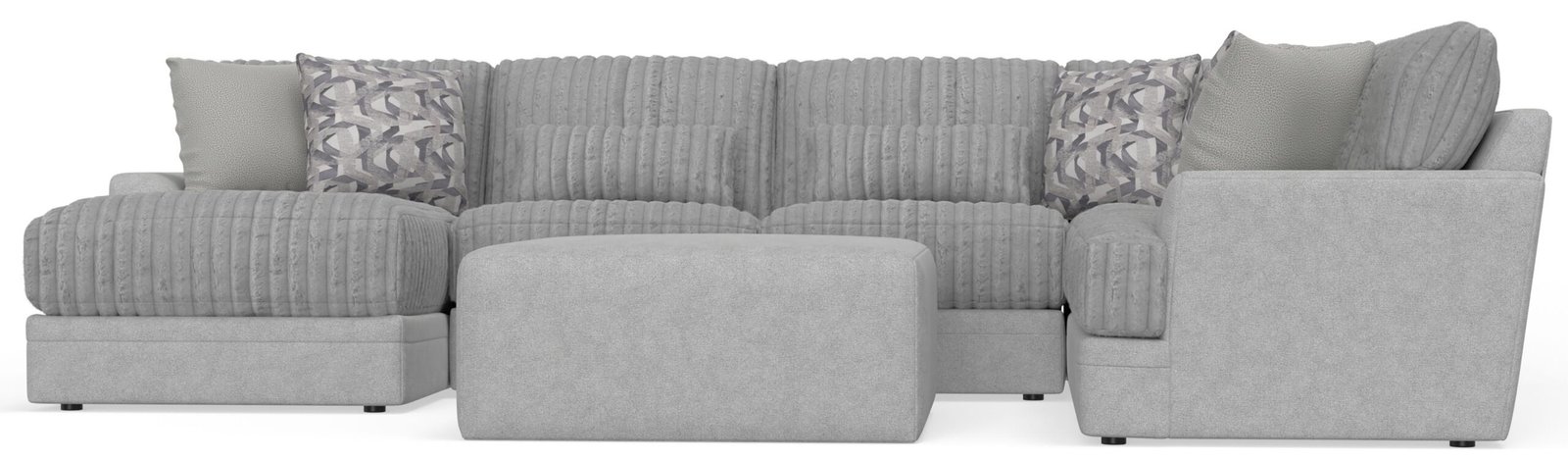 Titan - Sectional With Comfort Coil Seating, Cocktail Ottoman And Accent Pillows Included - Image 10