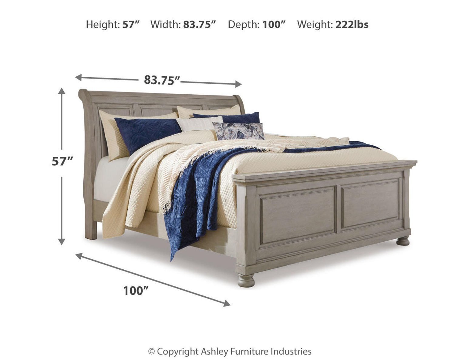 Lettner - Sleigh Bed - Image 9