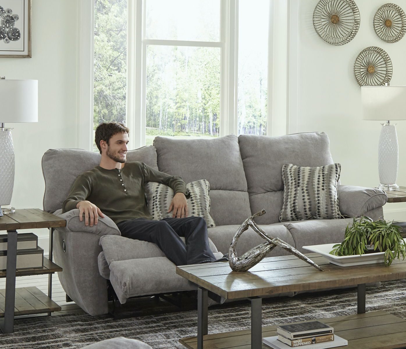 Sadler - Lay Flat Reclining Sofa - Image 7