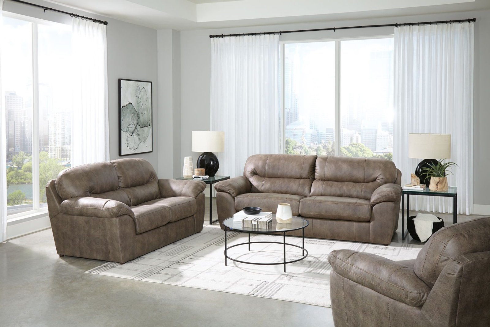Bradshaw - Ottoman - Mushroom - Image 4