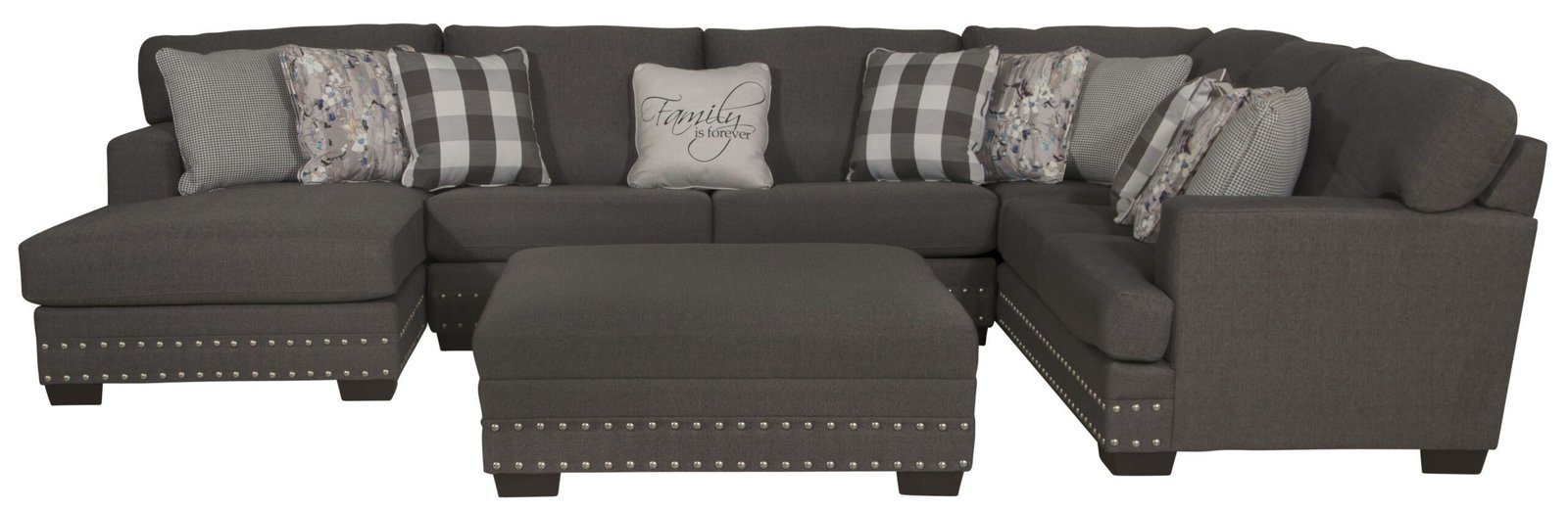 Crawford - Sectional With Cocktail Ottoman - Image 6
