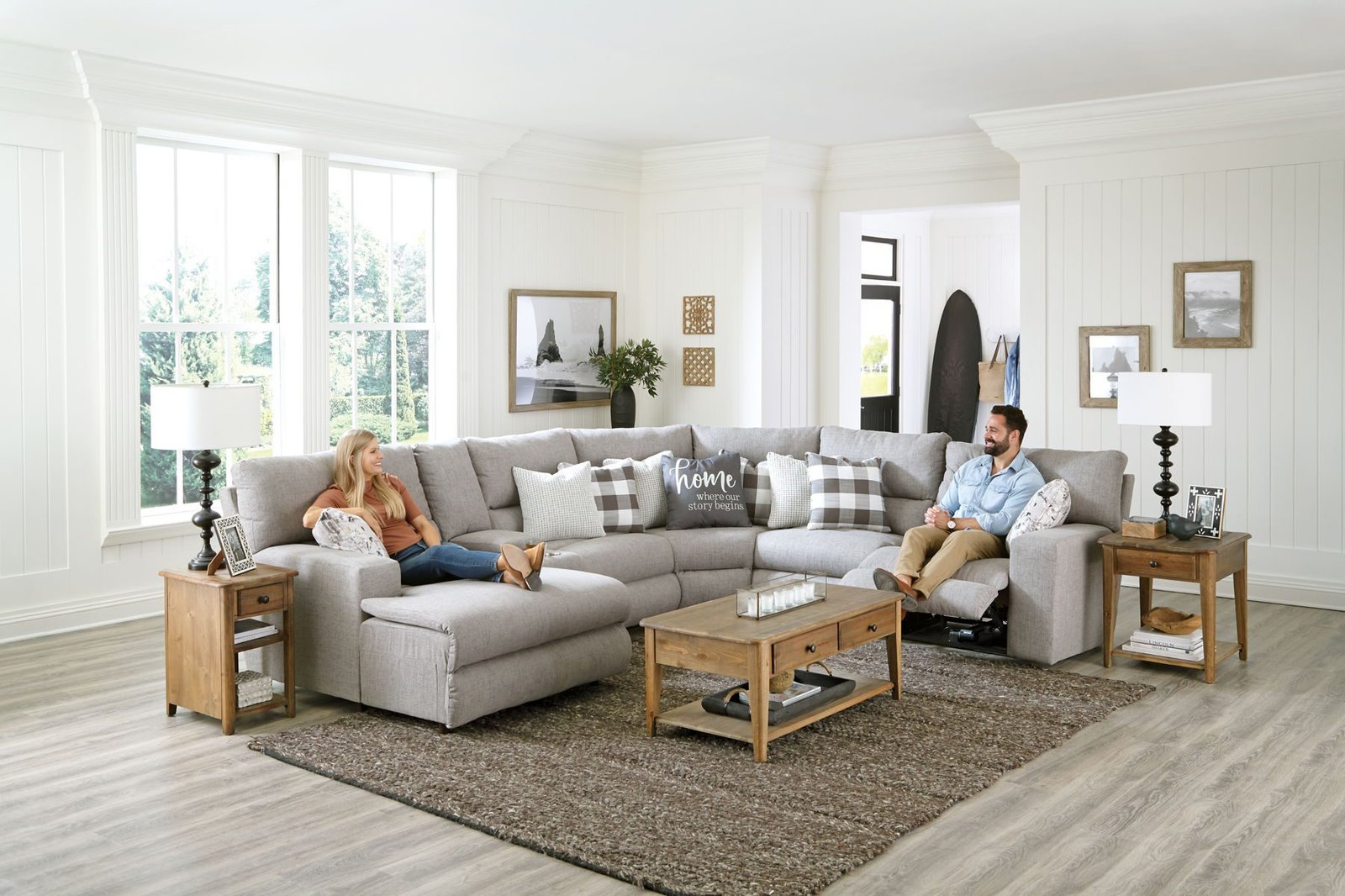 Rockport - Reclining Sectional - Image 6
