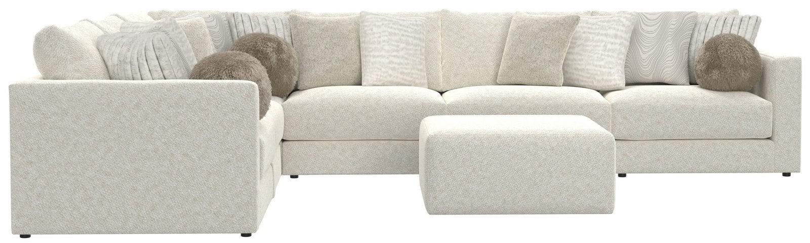 Ritzy - Modular Sofa And Included Cocktail Ottoman - Image 5