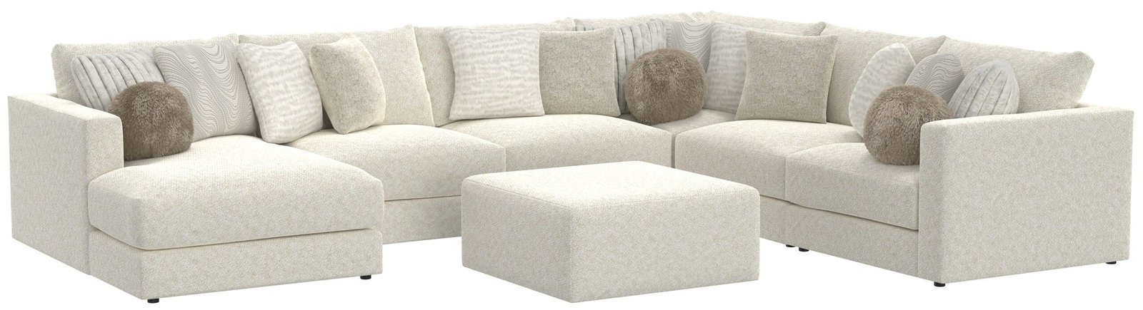 Ritzy - Modular Sofa And Included Cocktail Ottoman - Image 12