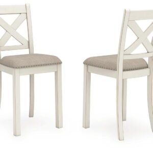 Robbinsdale - Upholstered Barstool (Set of 2) - Antique White