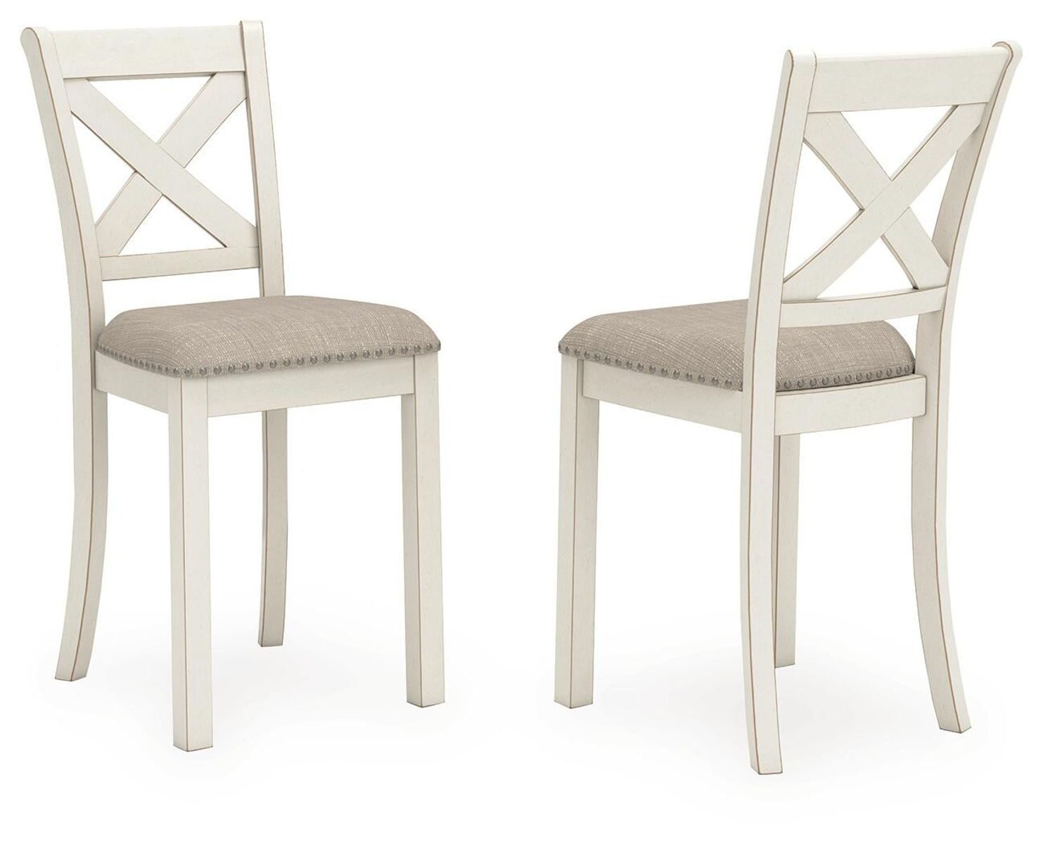 Robbinsdale - Upholstered Barstool (Set of 2) - Antique White