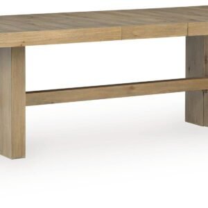 Lasinger - Rectangular Dining Room Extension Table - Light Brown