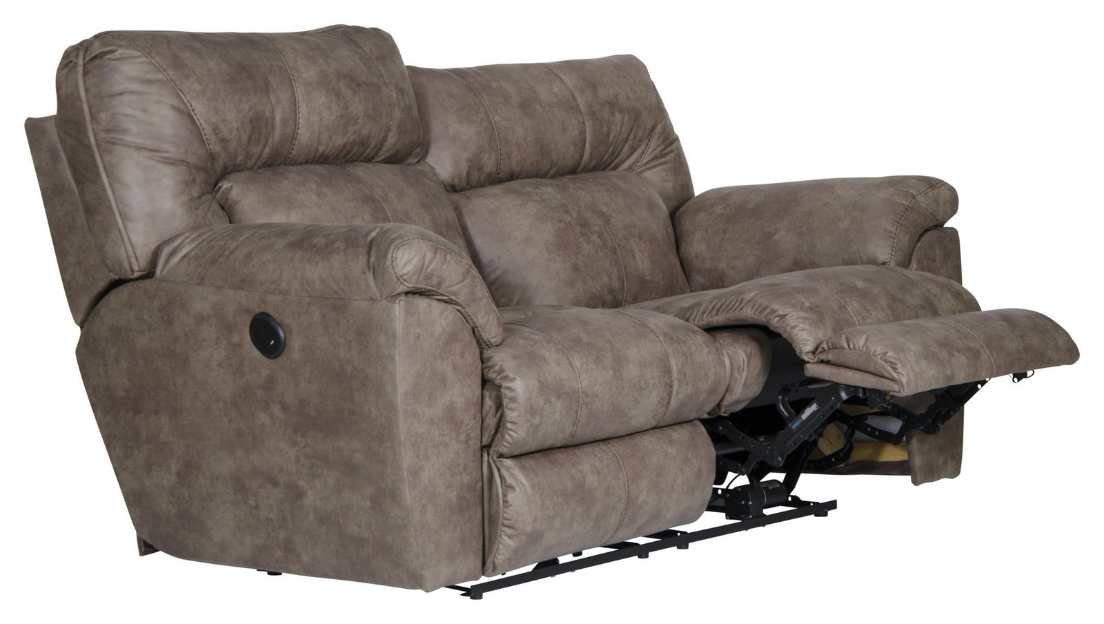 Hollins - Power Reclining Loveseat - Coffee - Image 3