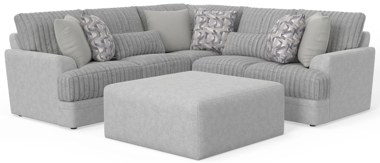 Titan - Sectional With Comfort Coil Seating, Cocktail Ottoman And Accent Pillows Included - Image 14