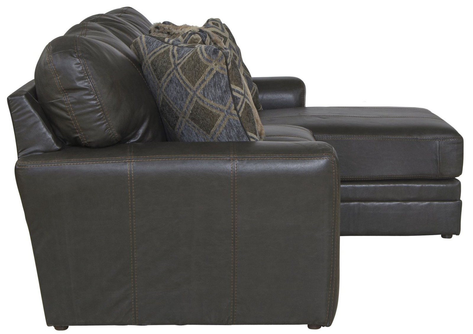 Denali - Italian Leather Match Sectional - Image 31