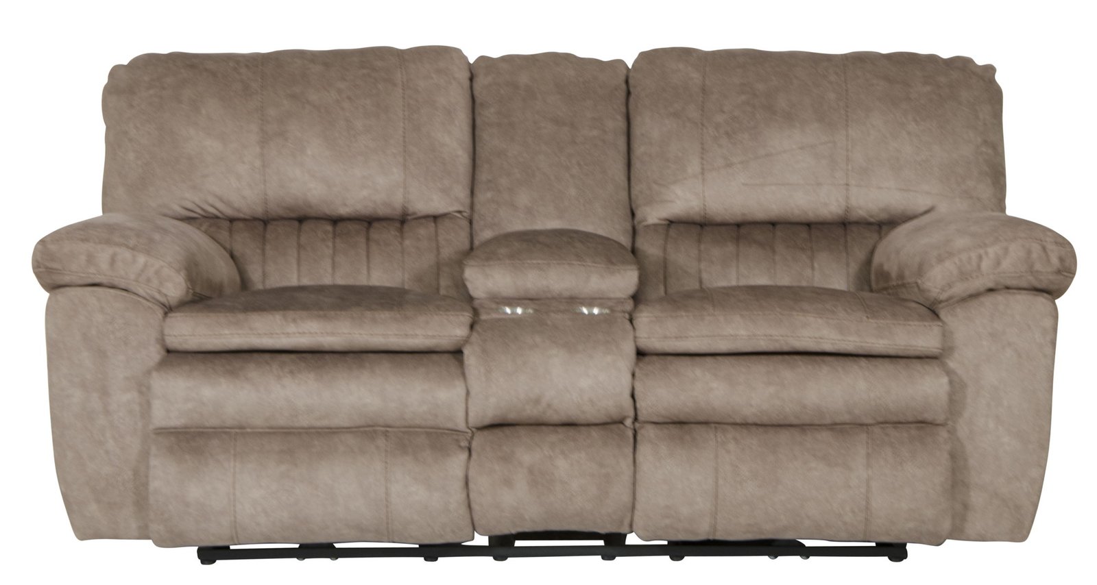 Reyes - Lay Flat Reclining Console Loveseat With Storage & Cupholders - Image 3