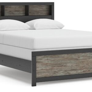 Broachmyn - Lighted Bookcase Panel Bed