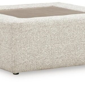 Ashbourne Estate - Oversized Accent Ottoman - Snowstone