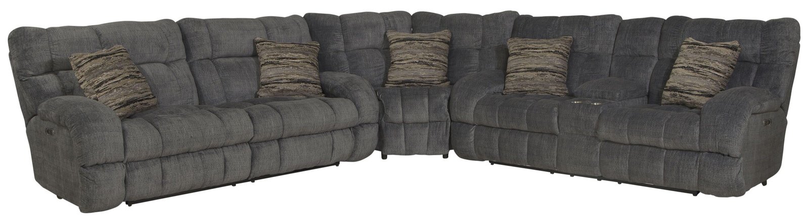 Ashland - Reclining Sectional With 4 Lay Flat Reclining Seats - Image 6