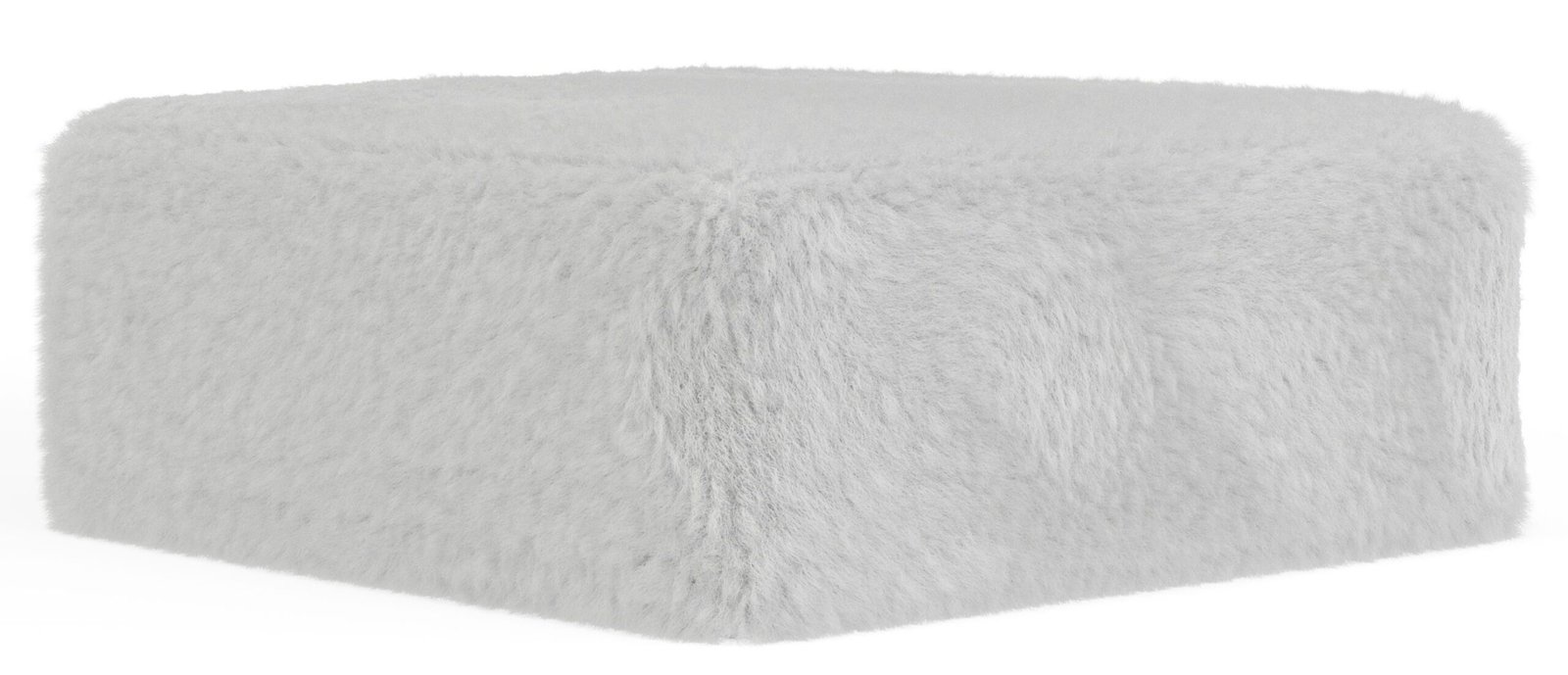Bankside - Fabric Cocktail Ottoman - Gray - Image 4