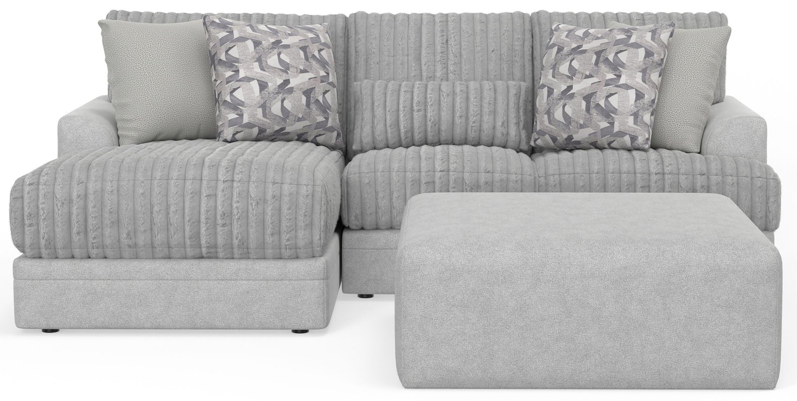 Titan - Sectional With Comfort Coil Seating, Cocktail Ottoman And Accent Pillows Included - Image 13