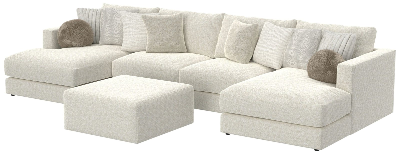 Ritzy - Modular Sofa And Included Cocktail Ottoman - Image 2