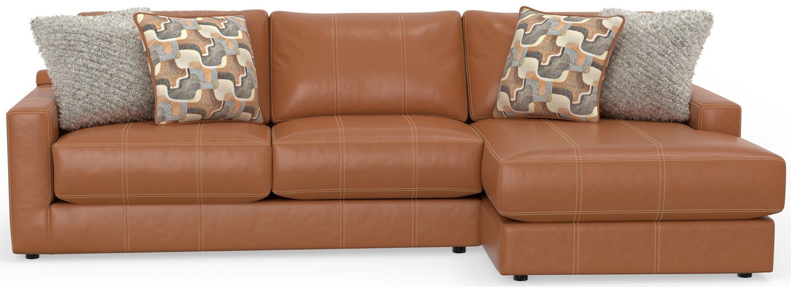 Minori - Italian Leather Sectional - Image 10