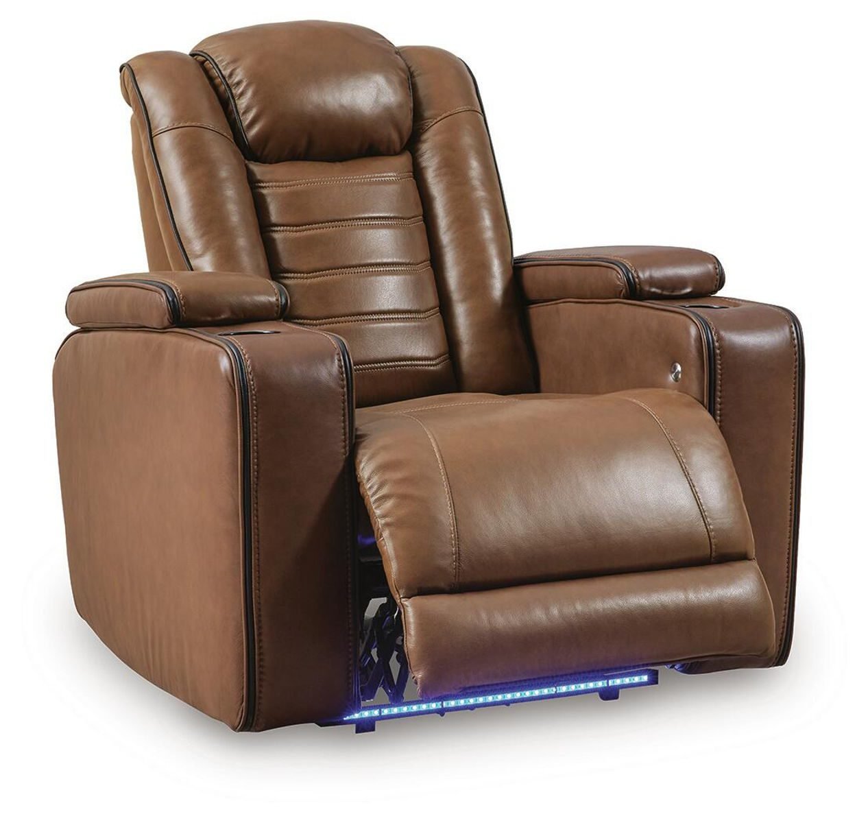 Gruaro - Power Recliner With Adjustable Headrest - Amber - Image 4