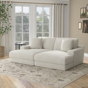 Cozy - 2 Piece Double Wide Chaise With USB Charging Ports