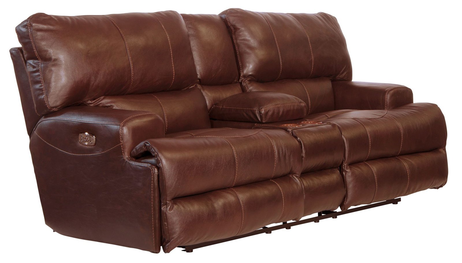 Wembley - Power Headrest With Lumbar Lay Flat Reclining Console Loveseat - Image 2