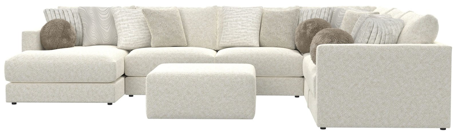 Ritzy - Modular Sofa And Included Cocktail Ottoman - Image 6