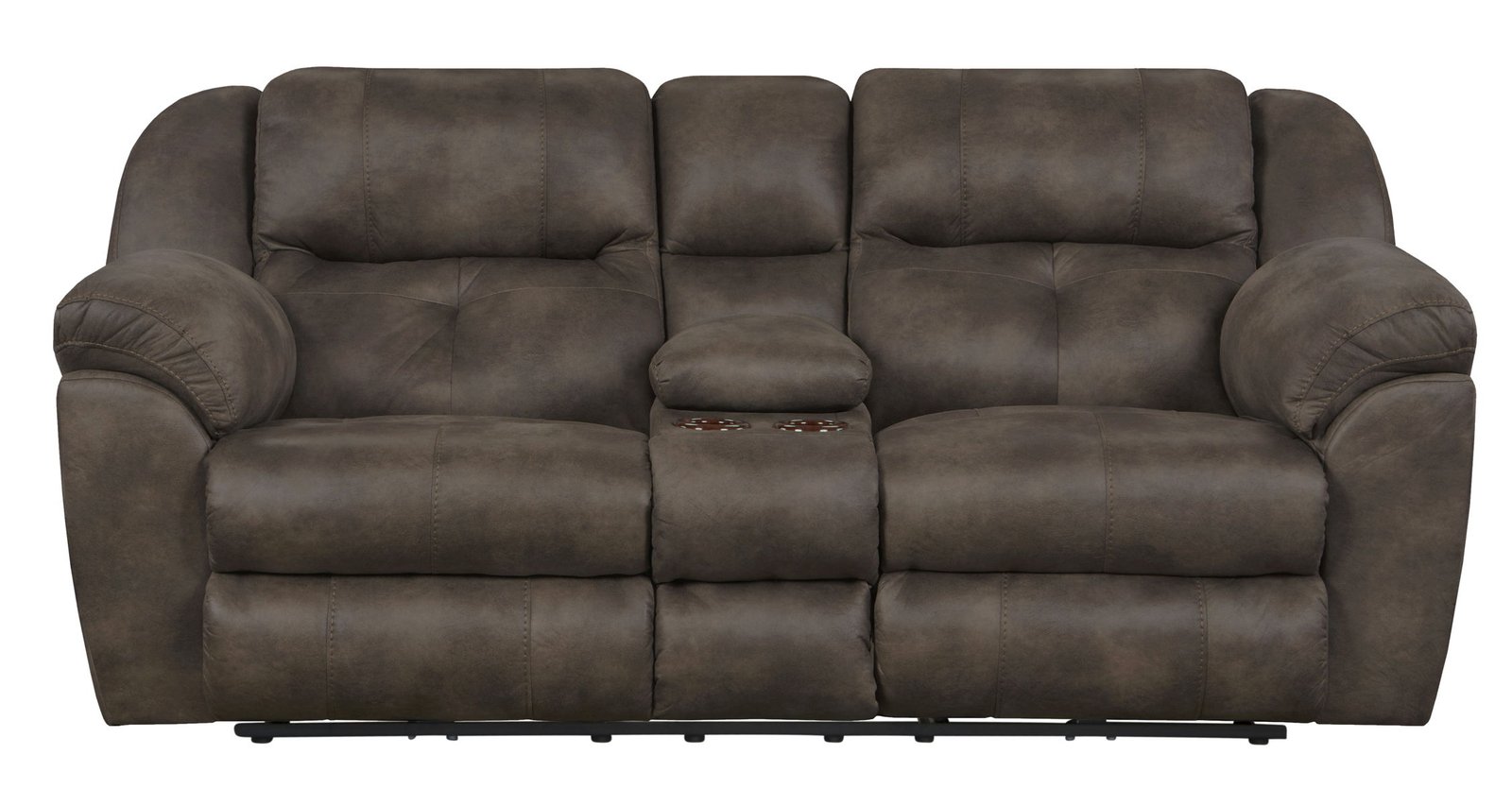 Ferrington - Power Lay Flat Reclining Console Loveseat with Power Adjustable Headrest & Lumbar - Image 6