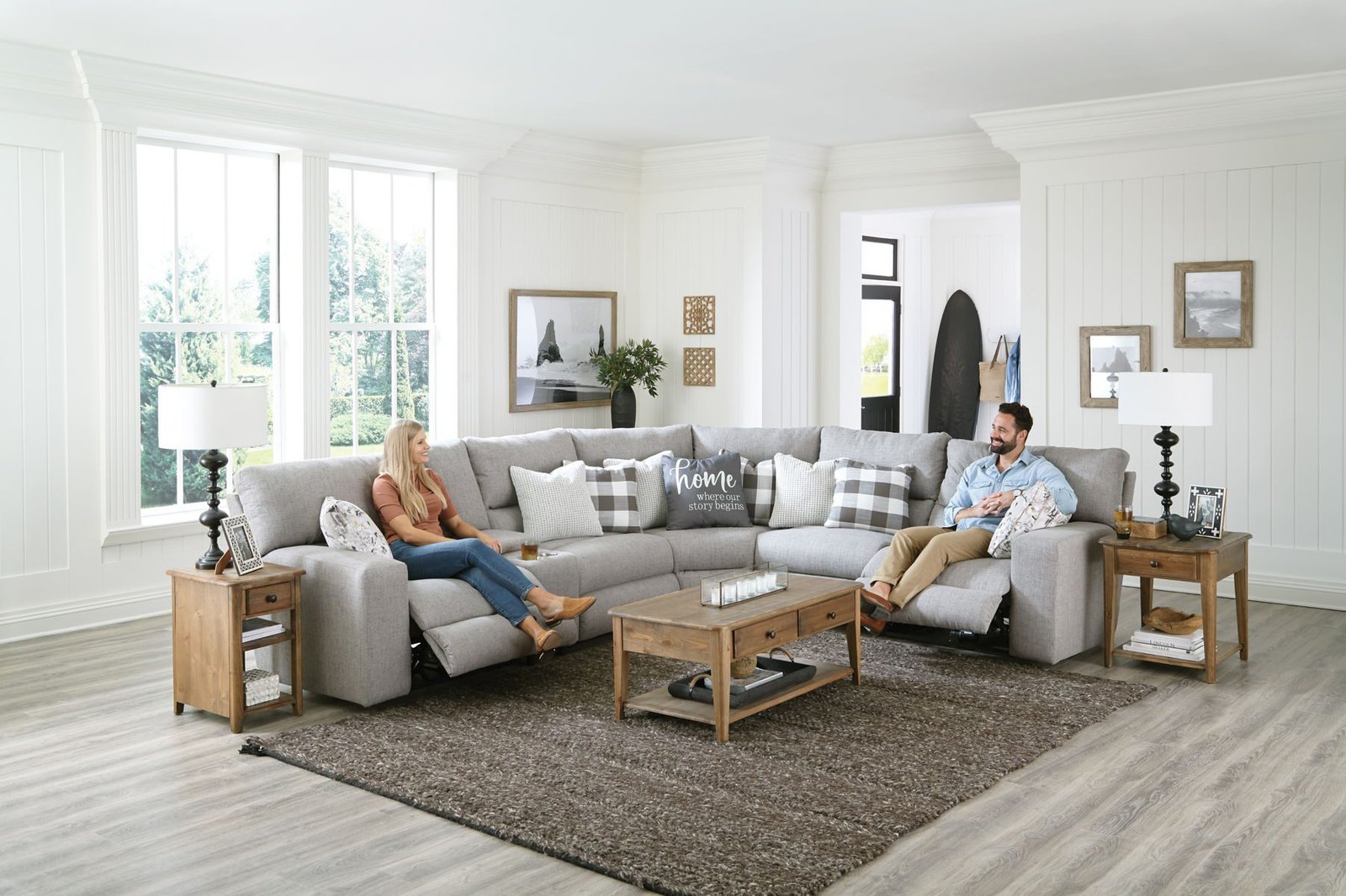 Rockport - Reclining Sectional - Image 11