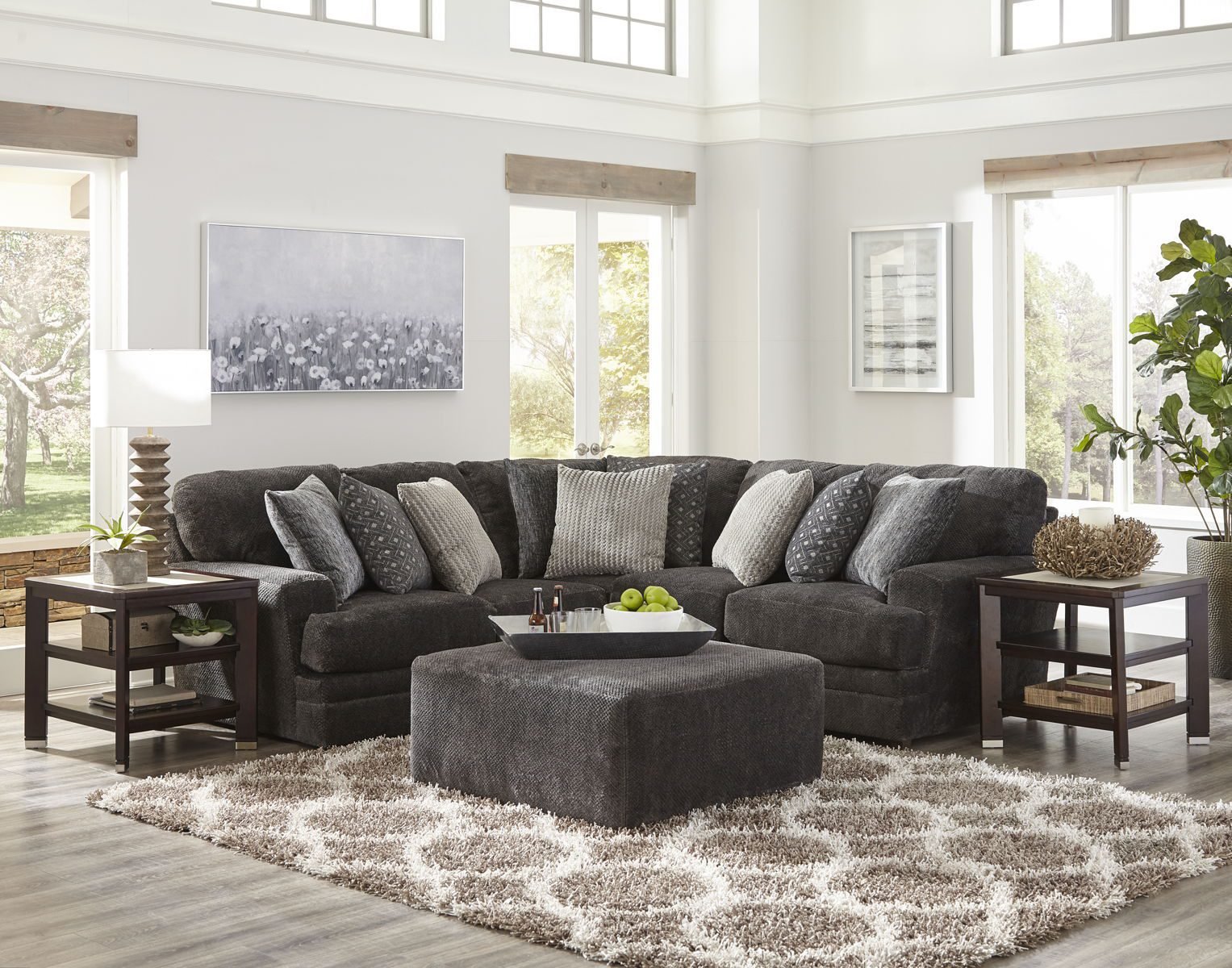 Mammoth Modular Sectional - Cocktail Ottoman 51" - Image 2