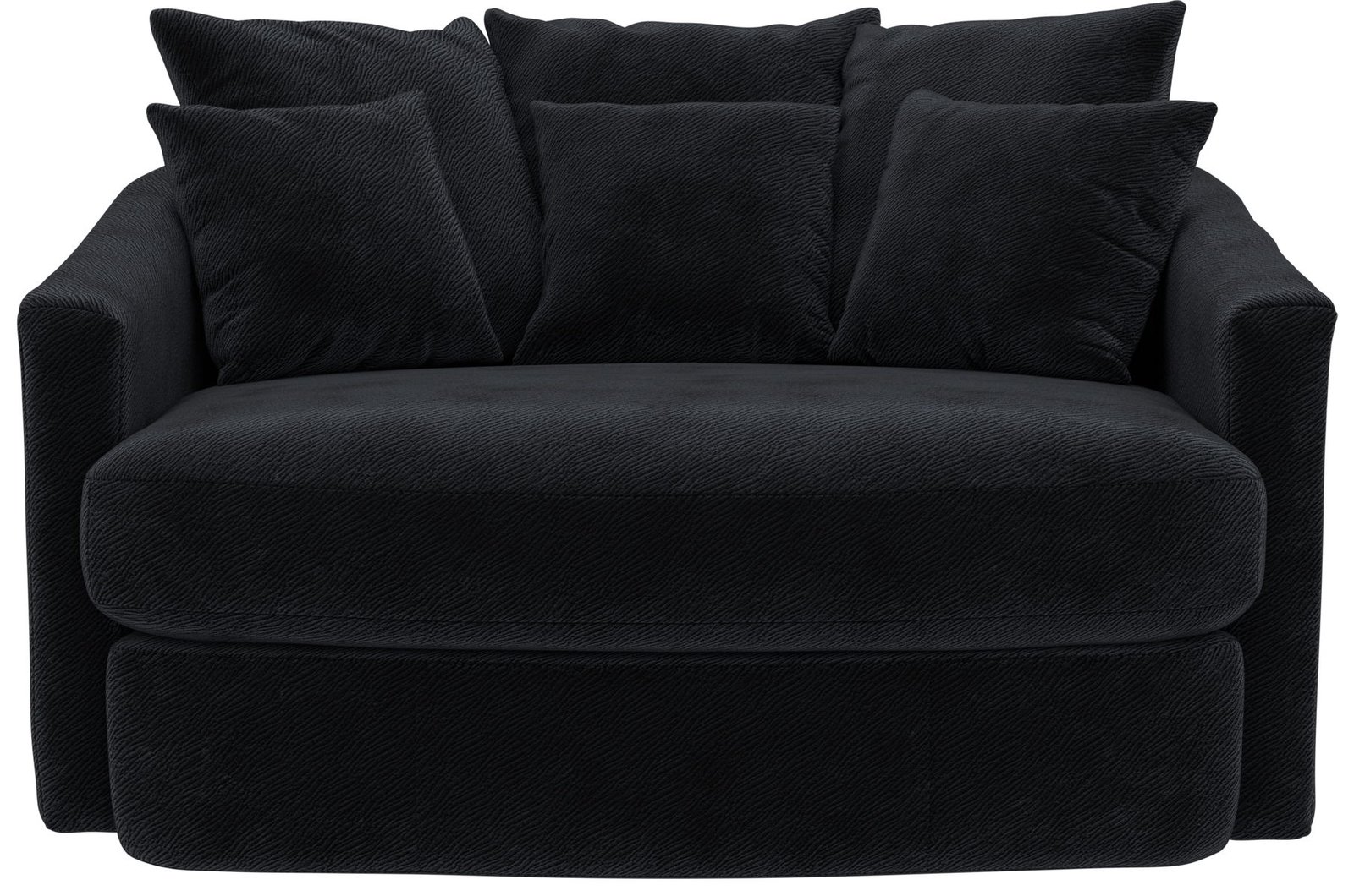 Matty - Round Accent Cuddle Chaise - Image 2